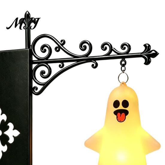 Decorative Book Nook Light Halloween Bookshelf Light, Vintage Metal Shelf Lamp, Battery Powered Miniature Chandelier for Bookcase Warm LED Nightlight