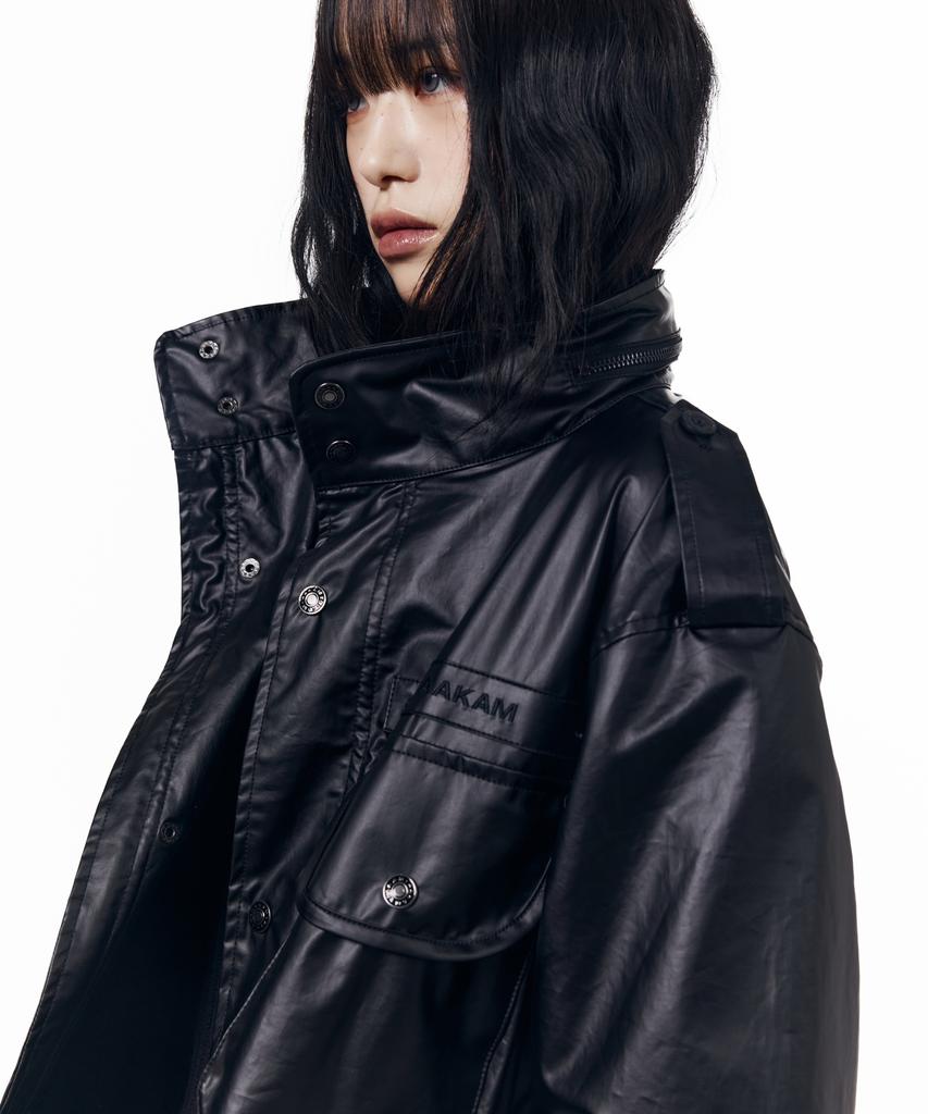 AAKAM Coated Field Jacket (Black)