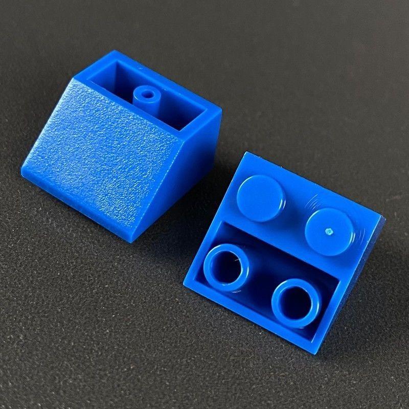 20pcs DIY Technical Slope Inverted 45° 2x2 Slope Anti-bevel Bricks MOC Parts Building Blocks Toys for Children  Compatible 3660