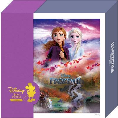Frozen 2 Kabartmalı Mini Puzzle D-A08-033, karışık renkler, 800 parça Yapboz, Çocuk Oyunları, Eğitici Oyuncaklar