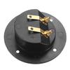 Professional Speaker Box Rear Back Panel Wiring Terminal Plug Round Boxes With 2 Banana Jack Subwoofer Speaker Terminal