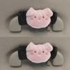 Cute Cartoon Panda Doll Car Interior Door Handle Cover Universal Plush Handbrake Case Protector Auto Roof Holder Protection