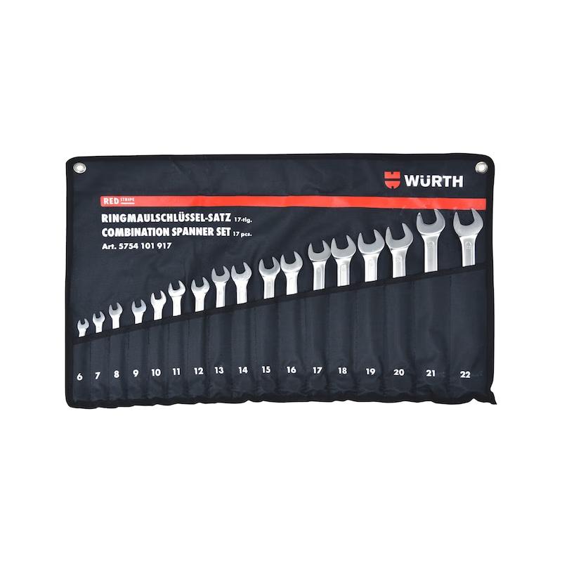 Wurth Short Cranked Combination Wrench Set