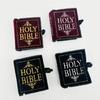 Mini Bible Shape Pendant Small Books Keychain Lovely Key Rings Birthday Gift