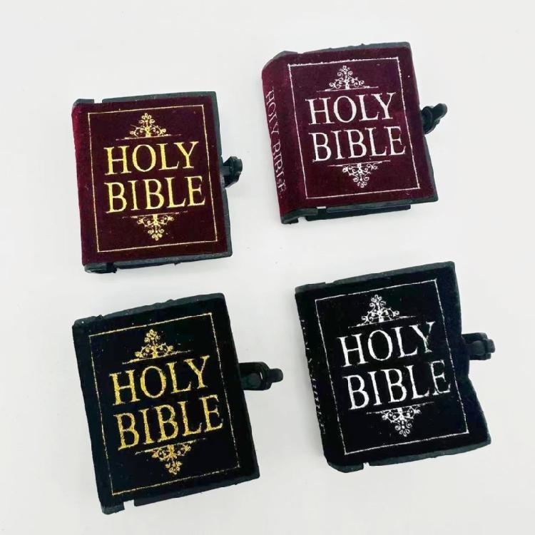 Mini Bible Shape Pendant Small Books Keychain Lovely Key Rings Birthday Gift