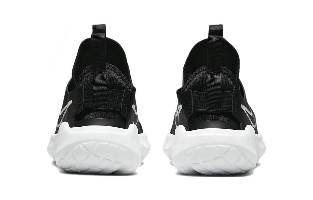 Nike Flex Runner 2 Synthetic Leather Slip Resistant Cushioning Abrasion Resistant Low Top Kids' Running Shoes Black DJ6040-002