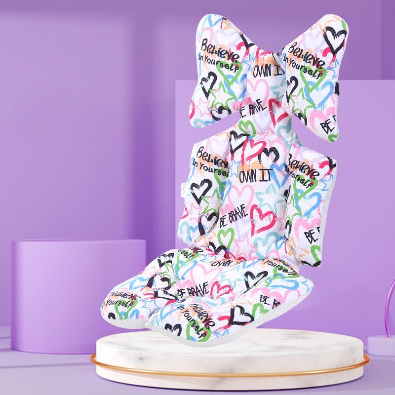 Almofada Universal para Carrinho de Bebê e Cadeira de Refeição para Todas as Estações - Almofada de Algodão com Calor e Espessura Adicionais para Outono/Inverno