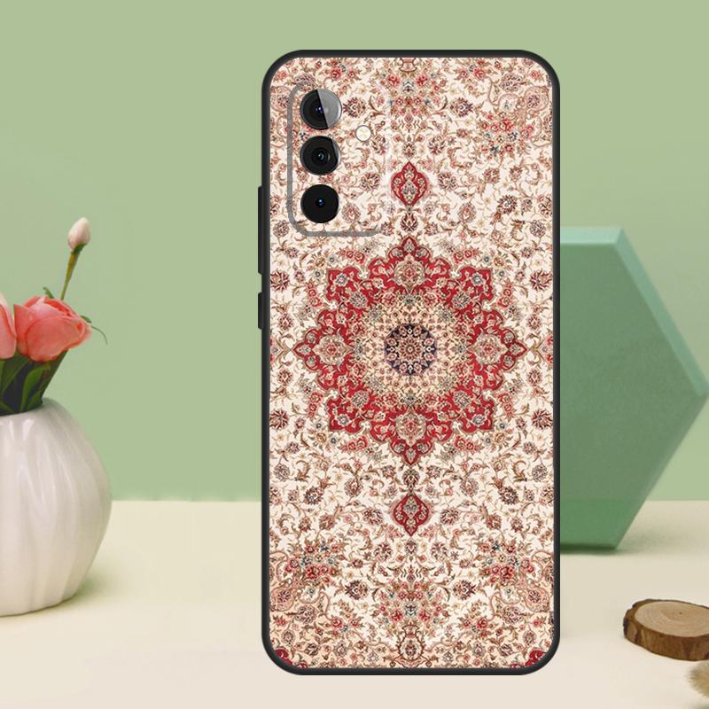 Persian Carpet Floral Pattern For Samsung Galaxy A16 A55 A35 A15 A32 A12 A22 A52 A54 A34 A14 A56 A36 A26 A13 A53 A06 Case