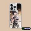 Wuthering Waves Rover Silver Plating Magsafe Mobile Phone Case for iPhone 17 16 15 14 13 12 11 Air Pro Max Plus Colorful Cover
