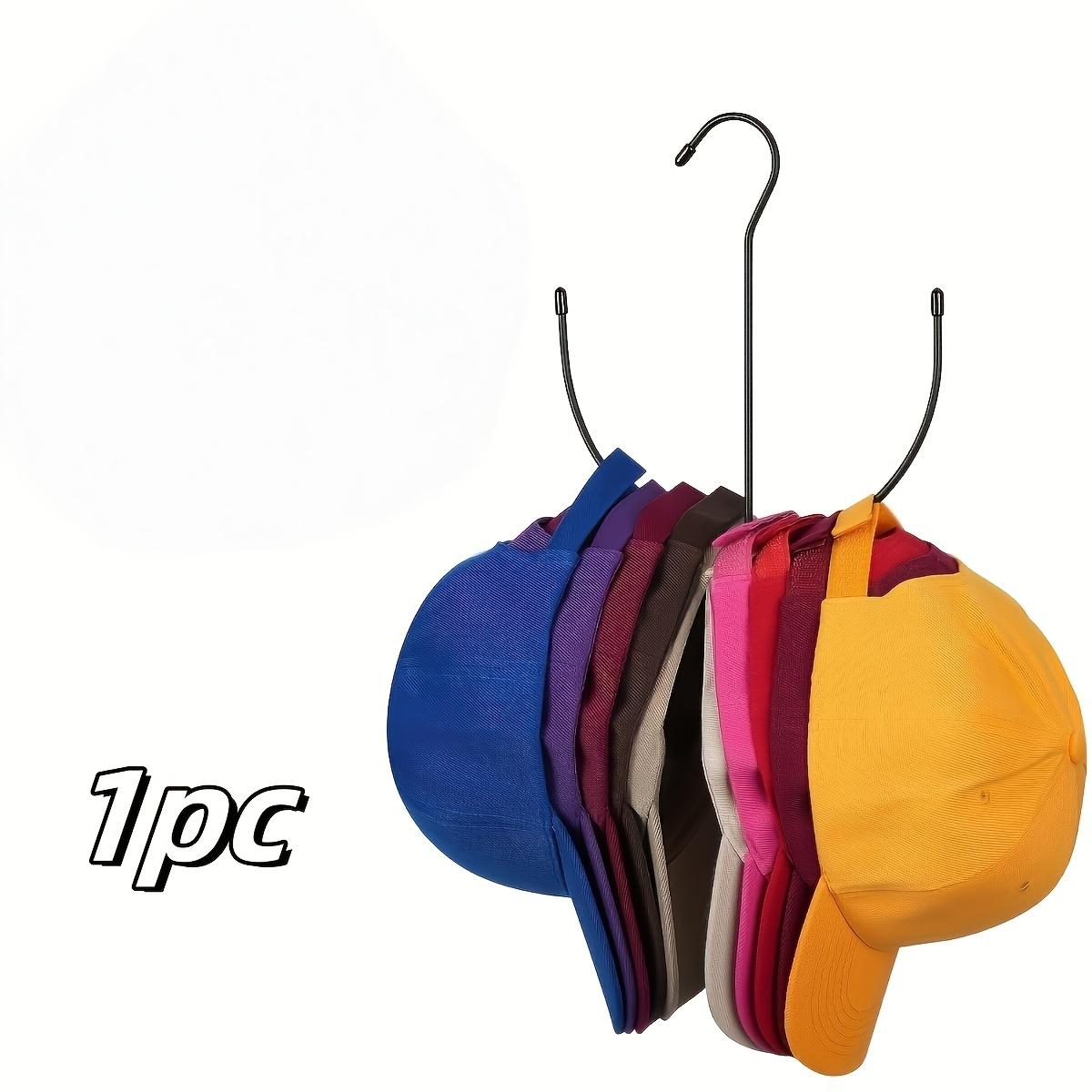 Hat Rack Organizer - Space-Saving Hanging Hooks for 20 Baseball Caps Easy Install for Closet Door чёрный 554₽