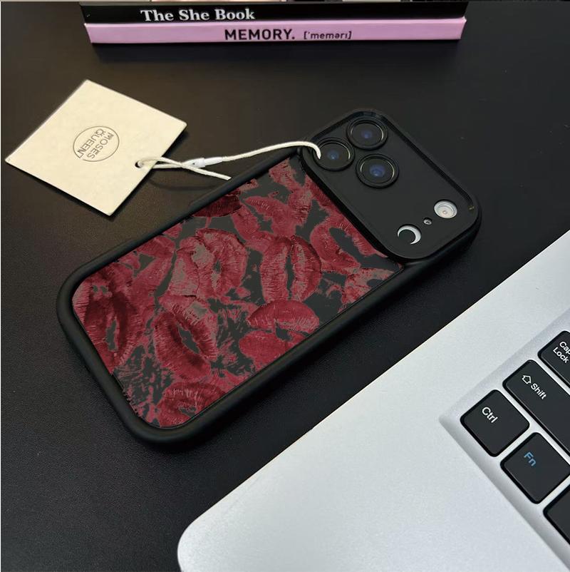 Fashion Creative Lip Print Phone Case For Iphone 17 16 15 14 13 12 11 Pro Max 17 Air 16E 15 Plus Iphone17 Shockproof Matte Cover