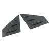 2pcs Rearview Mirror Side Spoiler Window Scoop Louvers Cover Replacement for Subaru WRX STI 2015‑2021 Carbon Fiber Style
