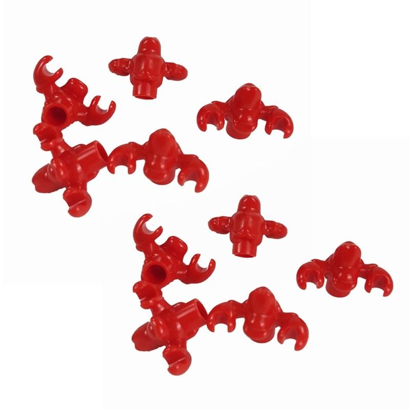 Non-Toxic Moc Sea Seabed Creatures Coral Seaweed Shell Fish Shrimp Crab Aquarium For 31122 Building Blocks Toys For Children Gifts
