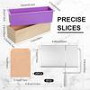 Wire With Scale Soap Cutter And Mold Making Kit Including 42 Oz Silicone Molds And 25 Paper Packaging Bags DIY Gift Craft
