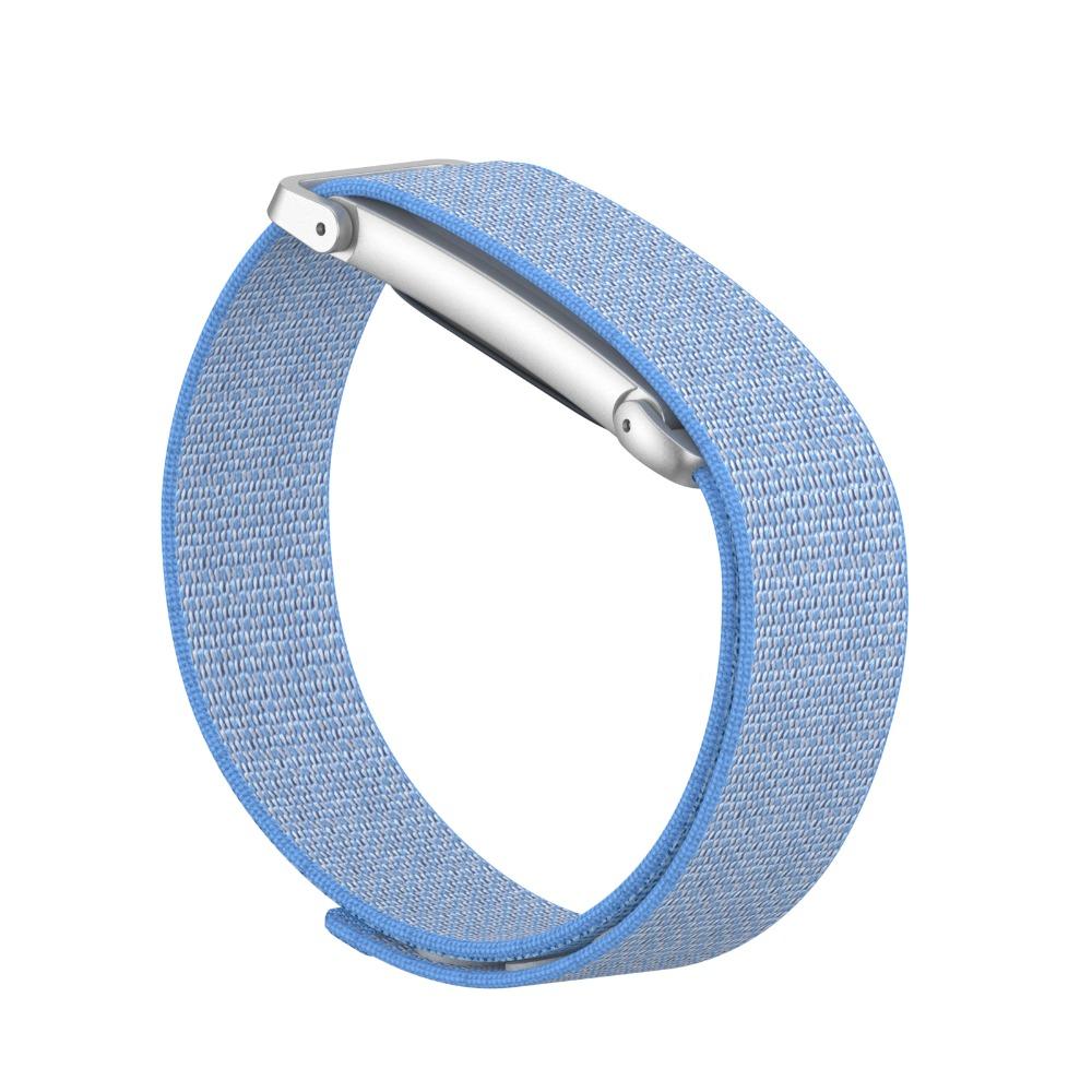 2PCS Official Matching Color Nylon Wristband for Google Fitbit Air Metal Watch Bezel Magic Buckle Nylon Strap Lightweight Band
