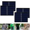 4Pcs 0.65W 2V DIY Solar Panel Module System for Solar Toy Light Battery Charging 60x80mm