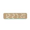 Premium LED Desk Clock: Elegant Silent Alarm for Living Room Tabletop