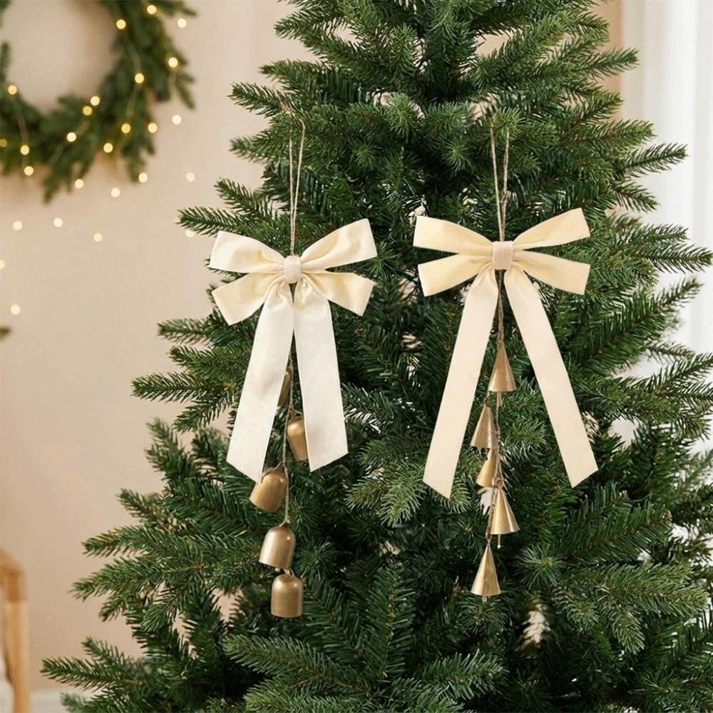 Multi‑Color Christmas Bell Pendant Antique Gold Bells Xmas Tree Pendant Home Decoration