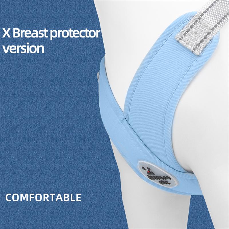 Set de vestă și lesă pentru animale de companie în formă de X pentru câini mici Meidum Ham reflectorizant pentru cățeluș și pisică, plasă respirabilă, curele de piept pentru plimbare