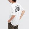 Uniqlo Mickey Mouse Print Crew Neck Straight T-Shirt Unisex Tops White 446225-00