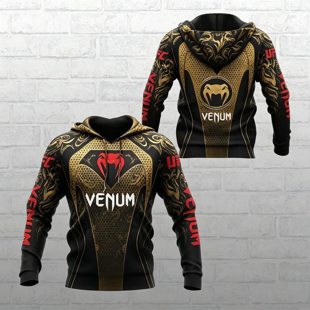 Men's sports hoodies Men's Boxing Suit Wolf Domineering Pattern Suitable For Outdoor Fashion Wearing hoodie Men's Clothing tops