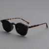 2025 Fashionable Black Round Frame Glasses - European & American Style