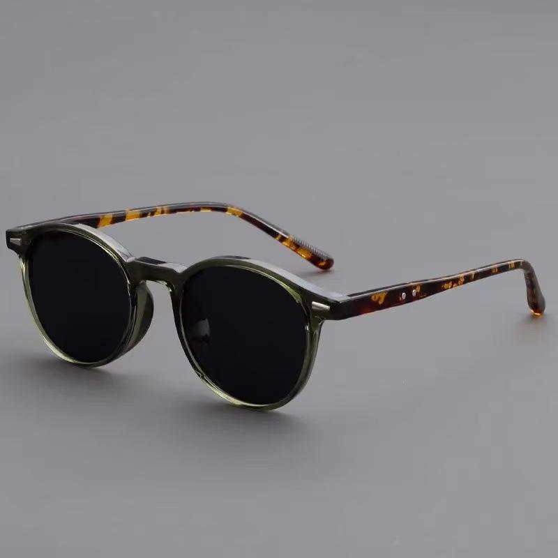2025 Fashionable Black Round Frame Glasses - European & American Style