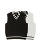 Lifework V-Neck Contrast Knit Vest