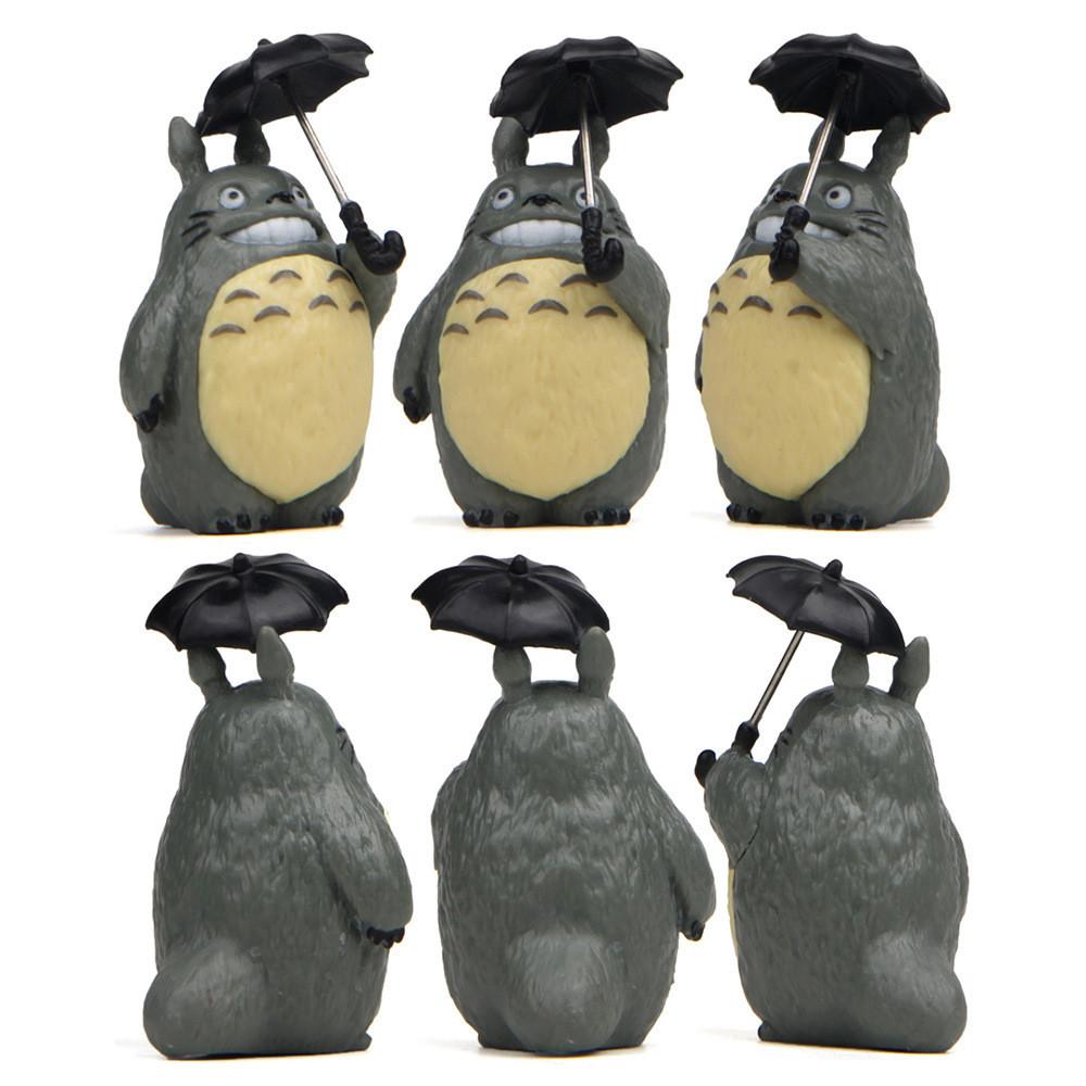Totoro Neighbor My Pvc Model With Umbrella Design For Scene Building Gift And