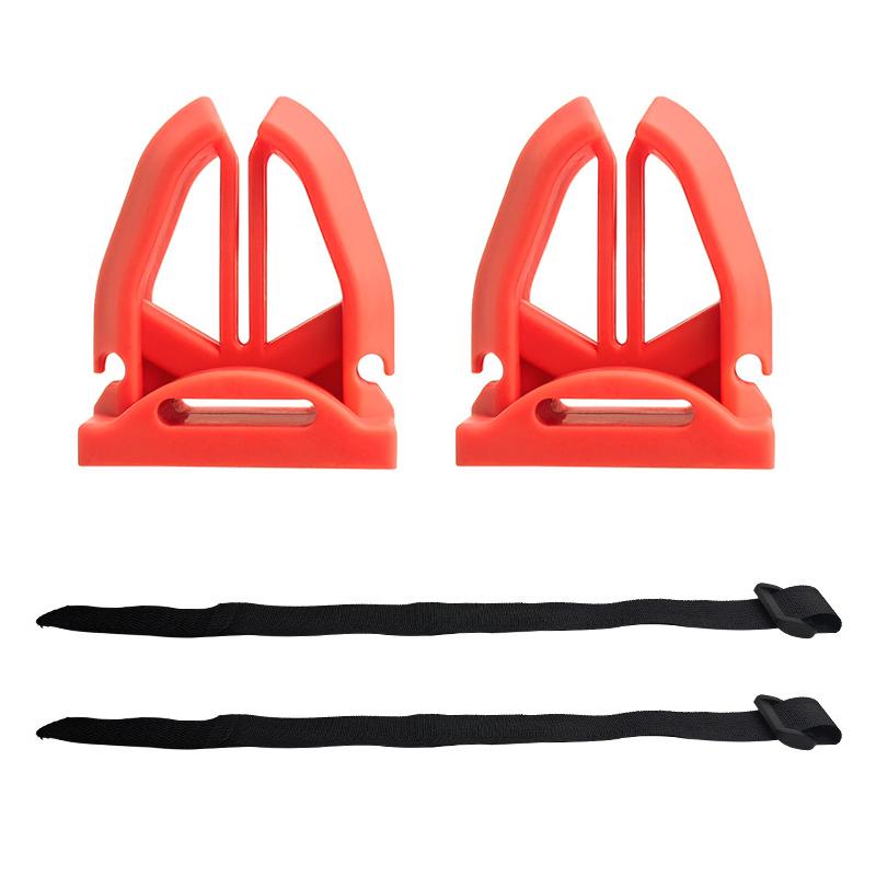 1/2Pcs Portable Silicone Fishing Rod Holder For Various Fishing Pole Fastener Binding Clip Tight Fishing Accessories
