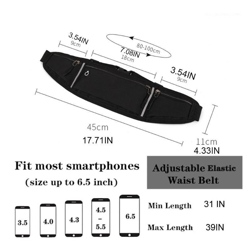 Professionelle Lauf-Hüfttasche Sportgürtel-Tasche Handyhülle Herren Damen Versteckte Tasche Fitnessstudio Sporttaschen Laufrucksack