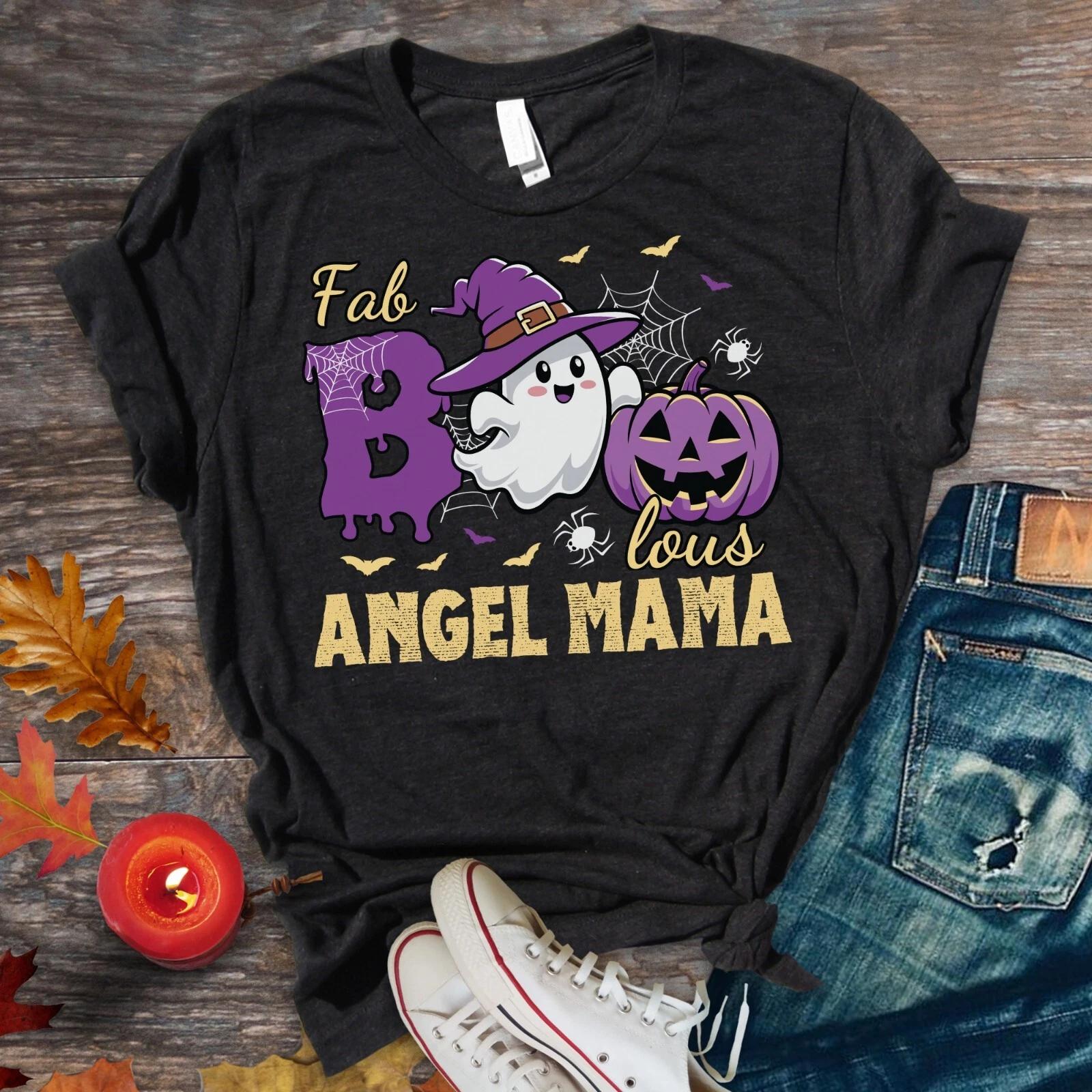 Halloween Angel Mom Shirt, Mom Of An Angel, Infant Loss Gift, Angel Mama T Shirt S