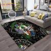 3D Starry Botanical Sun Moonlit Mushroom Rug Floral Hippie Moon Phase Carpet for Aesthetic Bedroom Living Room Vintage Game Mat