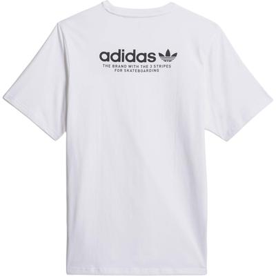 Skateboarding 4.0 Logo Tee White/Black Men Streetwear IY1604