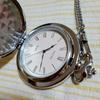 [USED] Seiko ALBA SUCCESS Pocket Watch in Silver with Hunter Case