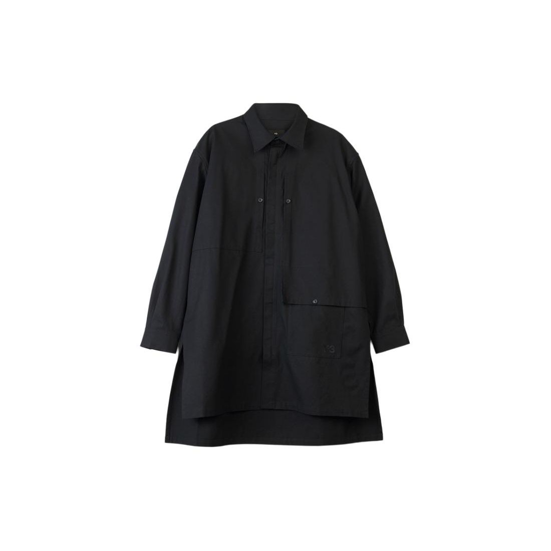 

Y-3 однотонная куртка с воротником-поло и карманами, куртка унисекс, черная IN4342 S