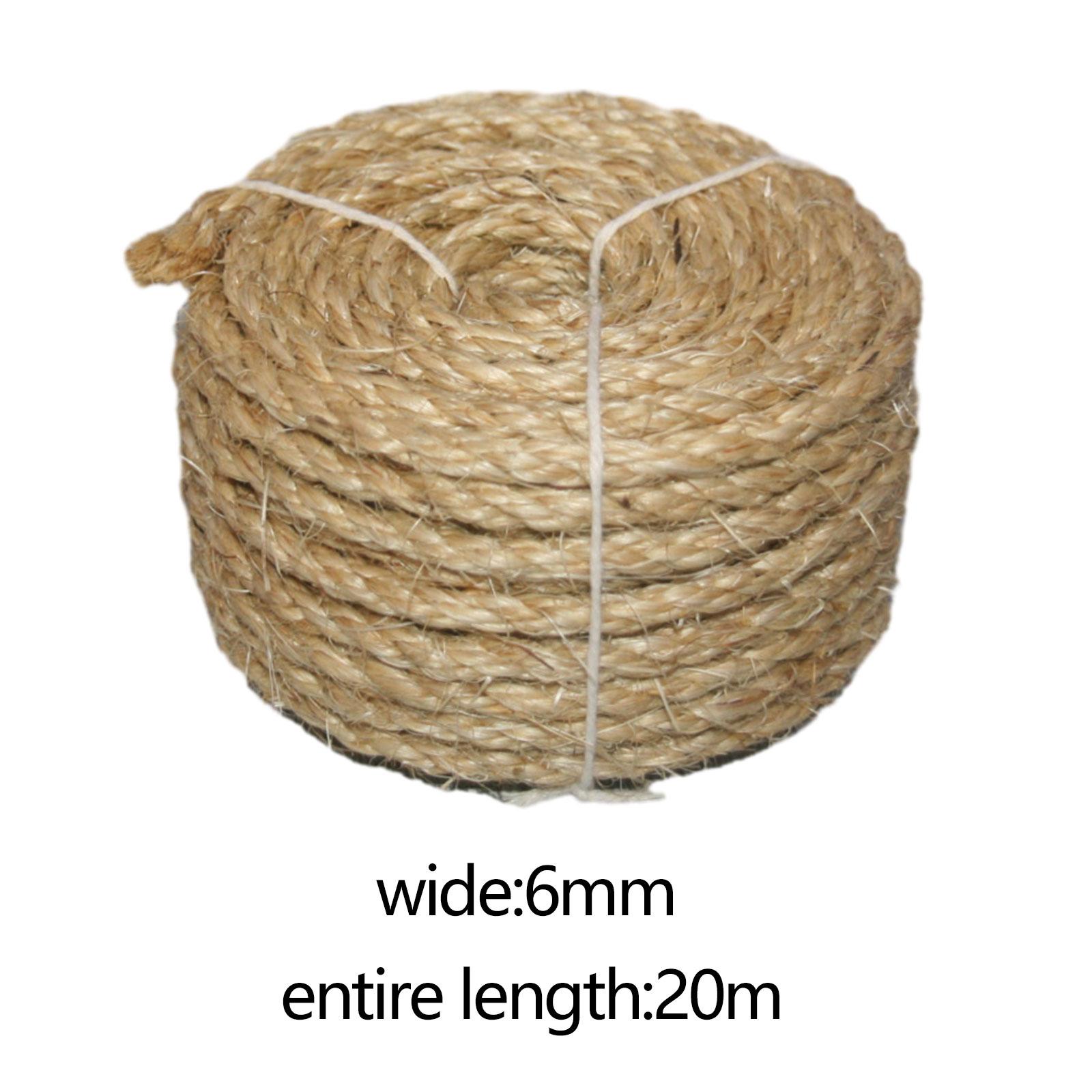 

DIY Cat Scratching Sisal Rope Tree Cat Climbing Frame Replacement Rope Furniture Protector Scratcher Post Cat Accessories