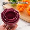 Salad Presentation Tool Spiral Vegetable Curler, Stainless Steel Blade Handheld Twister, Creative Easy Kitchen Utensil Rotatable Fruit Cutter
