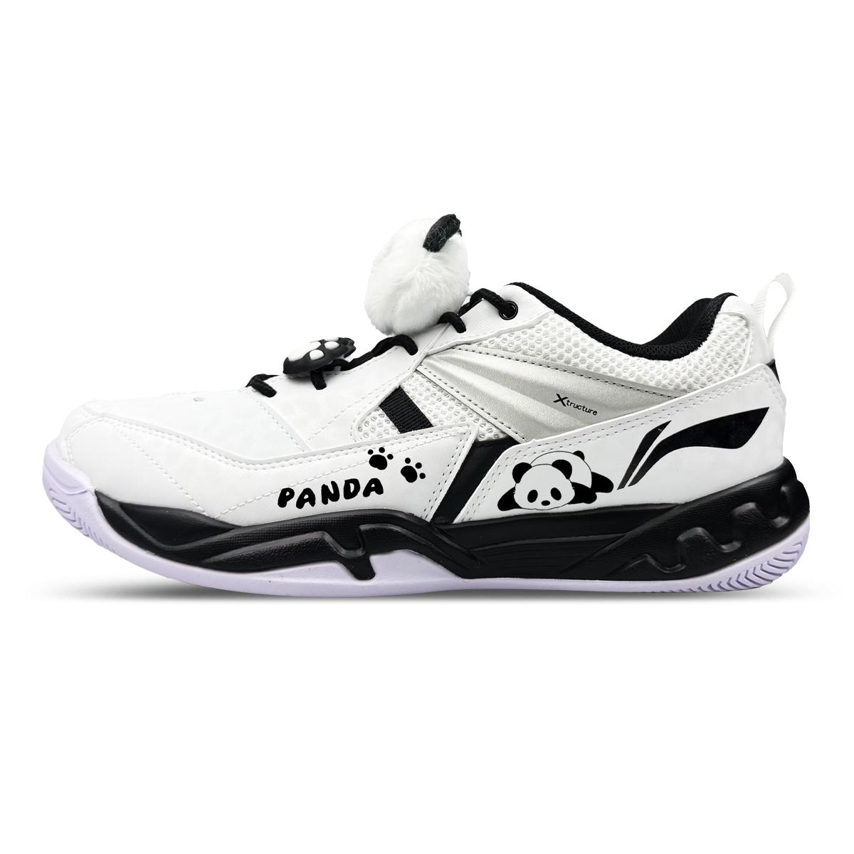 Мужские низкие бадминтонные кроссовки Li Ning Koba из синтетической кожи и текстиля, Черно-белые AYTM079-11(Команда47-) 39
