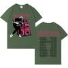 2026 Australian Punk Music Tour Ed Sheeran Double Sided Print Trendy Tshirts Hipster Mens Womens Cotton Crewneck Loose T Shirts