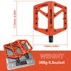 BUCKLOS Bisiklet Pedalları Mühürlü Rulman MTB Platform Pedalı Bisiklet Dağ Naylon Bisiklet Düz Pedallar 9/16 ''MTB Yol Bisikleti Parçası