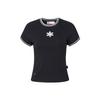 Li Ning Retro Sports Series Short Sleeve T-Shirt Women Tops Black AHSWA38-3