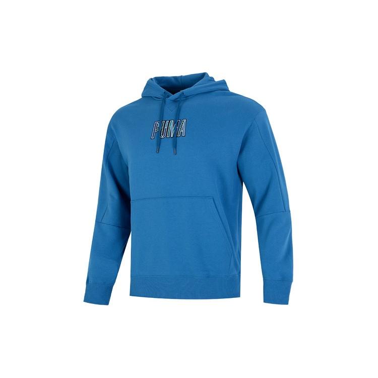 PUMA Logo Hoodie Blue Men s 537706-17 L