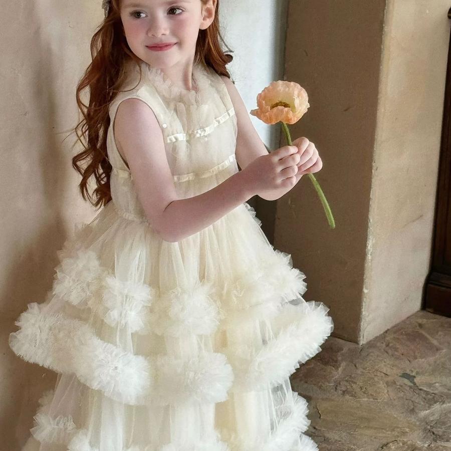 New Summer Girls' Ball Gown Princess Dresses Children Hostess Piano New Fashion Princess Dresses