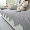 Ins Cream Autumn And Winter Cotton Sofa Cushion Living Room Seat Cushion Sofa Towel Seat Cushion Simple Sofa Cover Non-Slip Cloth