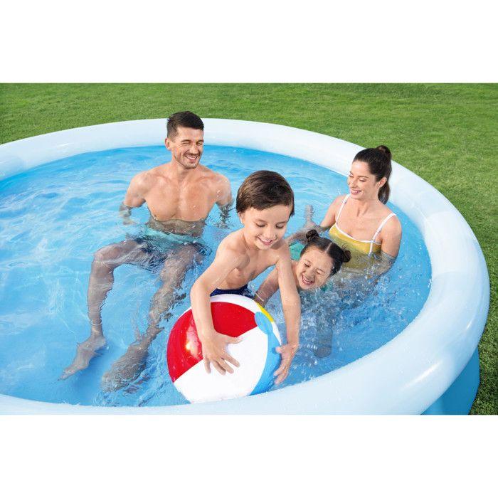 BESTWAY Piscine autoportante ronde Fast Set 305 x 66 cm avec filtration
