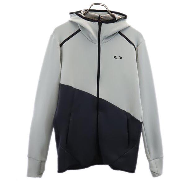

OAKLEY Zip hoodie M Gray Men s Used