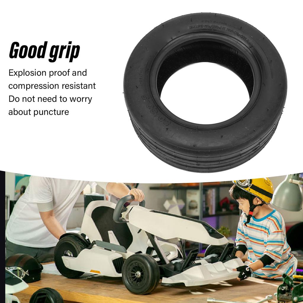 Go Kart Tire Front Wheel Rubber Vacuum for XIAOMI Karting Car Riding Supplies Go Kart Rubber Tire Go Kart Vacuum Tyre