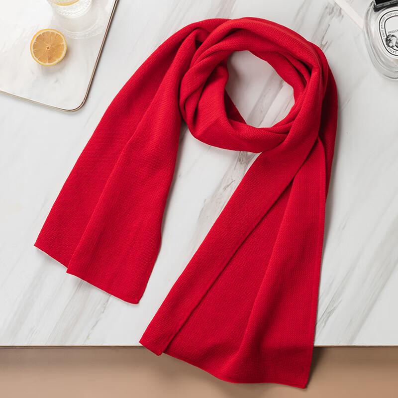 ELSYALN Acrylic Knit Scarf