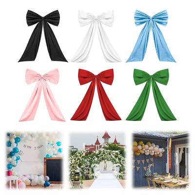 Nœud Papillon en Ruban Satiné Décorations de Fête Thème Nœud Ruban Géant Décor Nœud Suspendu Grand Nœud Papillon Fête Mariage Accessoire Photo Décor